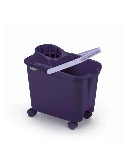 Cubo con Ruedas+escurridor 14LITROS Lila 32532 [LOTE DE 2 Unidades] RAYEN