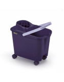 Cubo con Ruedas+escurridor 14LITROS Lila 32532 [LOTE DE 2 Unidades] RAYEN
