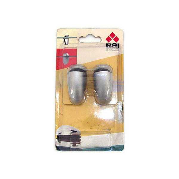 Soporte Estuche REG. 24 mm Cromo 2048 (BL.-2) [LOTE DE 4 Unidades] REI