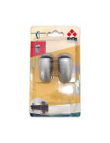 Soporte Estuche REG. 24 mm Cromo 2048 (BL.-2) [LOTE DE 4 Unidades] REI