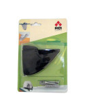 Soporte Estuche REG. 40 mm Negro 1053 (BL.-1) [LOTE DE 4 Unidades] REI