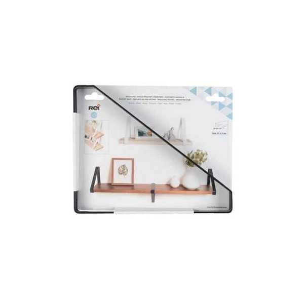Escuadra Triangular Balda Industrial 20/25 Negro [LOTE DE 2 Unidades] REI