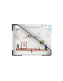 Escuadra Triangular Balda Industrial 20/25 Negro [LOTE DE 2 Unidades] REI