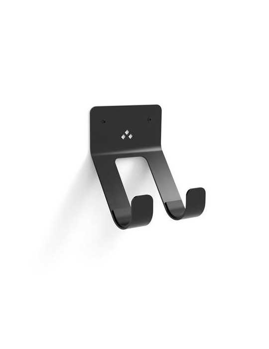 Soporte Fijo Pared Patinete Negro Mate Acero [LOTE DE 2 Unidades] REI
