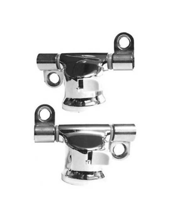 Kit Bisagras Asiento WC Victoria y Aquaria Inoxidable [LOTE DE 2 Unidades] ROCA