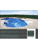 Malla Ocultación 100 % Verde Oscuro Rollo 1X5 m [LOTE DE 4 Unidades] ROMBULL