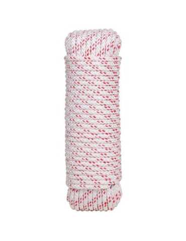 Cuerda Pes Trenzada con Alma 06MM10M Blanco [LOTE DE 6 Unidades] ROMBULL