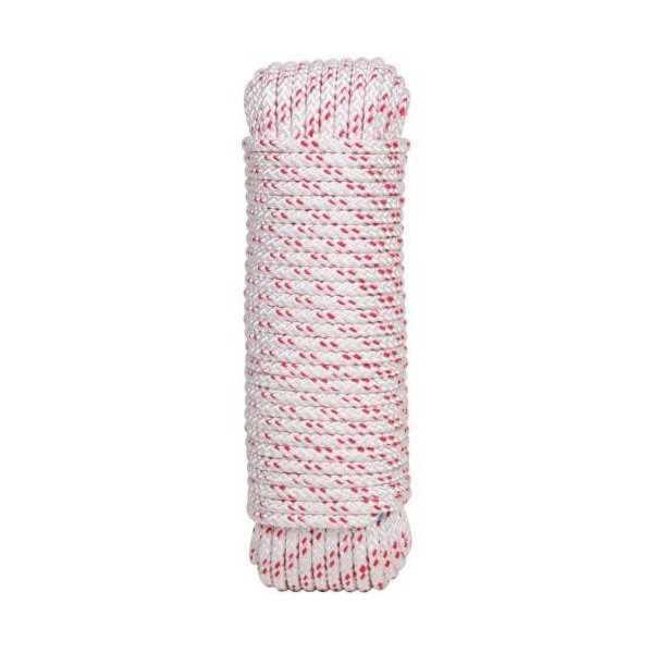 Cuerda Pes Trenzada con Alma 06MM10M Blanco [LOTE DE 6 Unidades] ROMBULL