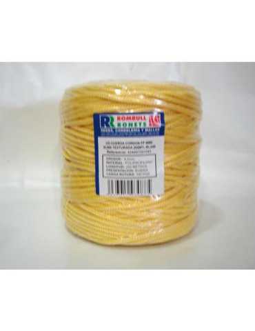 Cuerda Trenzada Alma PP. 4 mm BLC/Ama. 200 m [LOTE DE 2 Unidades] ROMBULL