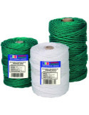 Cuerda Cableada Po. 4 Cabos 5 mm Verde 200 m [LOTE DE 2 Unidades] ROMBULL