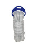 Cuerda Cable Plástico PE. 4 Cabos 5 Mm. blanco 25M [LOTE DE 4 Unidades] ROMBULL