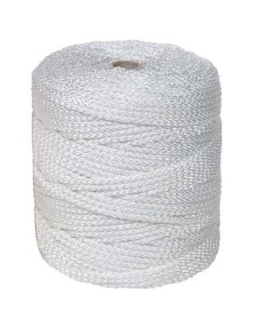 Cuerda Trenzada Poliamida TR8 6 mm Blanca 100M [LOTE DE 2 Unidades] ROMBULL