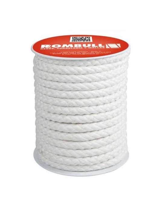 Cuerda Ctamt Algodón 08MM 15M Blanco 461412001744 [LOTE DE 4 Unidades] ROMBULL