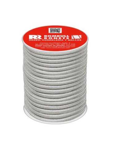 Cuerda Elástica Pes 06MM 25M Blanco 451410002244 [LOTE DE 2 Unidades] ROMBULL