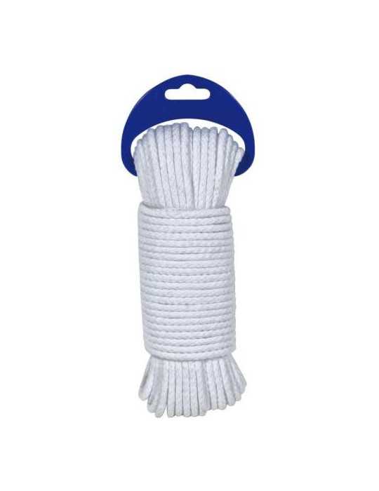Cuerda Algodón Trenzada Calma 4,5MM 10M Blanco [LOTE DE 14 Unidades] ROMBULL