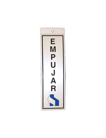 Silueta Aluminio Vertical Empujar 009 [LOTE DE 8 Unidades] ROTULAUTO