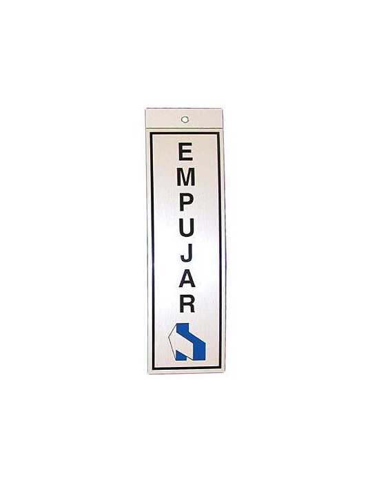 Silueta Aluminio Vertical Empujar 009 [LOTE DE 8 Unidades] ROTULAUTO