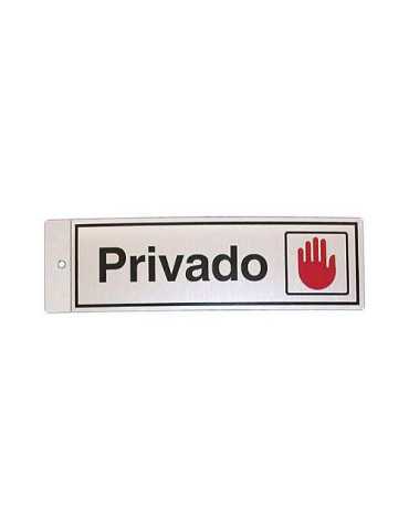 Silueta Aluminio Privado 010 [LOTE DE 8 Unidades] ROTULAUTO