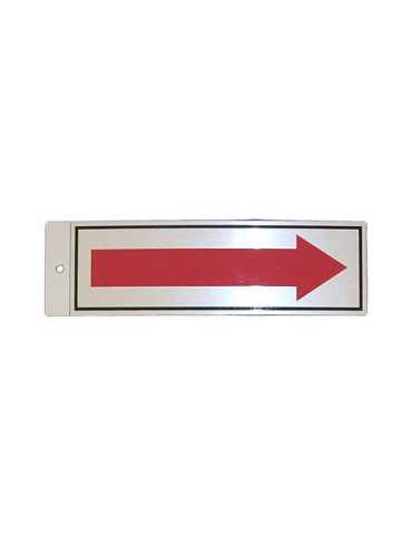 Silueta Aluminio Flecha Roja 014 [LOTE DE 8 Unidades] ROTULAUTO