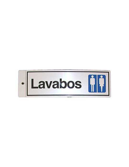 Silueta Aluminio Lavabos 023 [LOTE DE 8 Unidades] ROTULAUTO