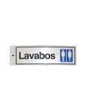 Silueta Aluminio Lavabos 023 [LOTE DE 8 Unidades] ROTULAUTO