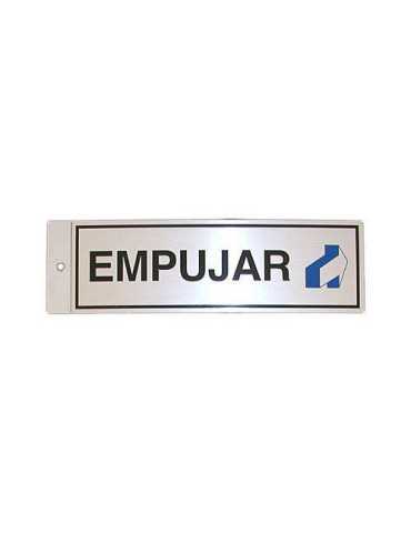 Silueta Aluminio Horizontal Empujar 025 [LOTE DE 8 Unidades] ROTULAUTO