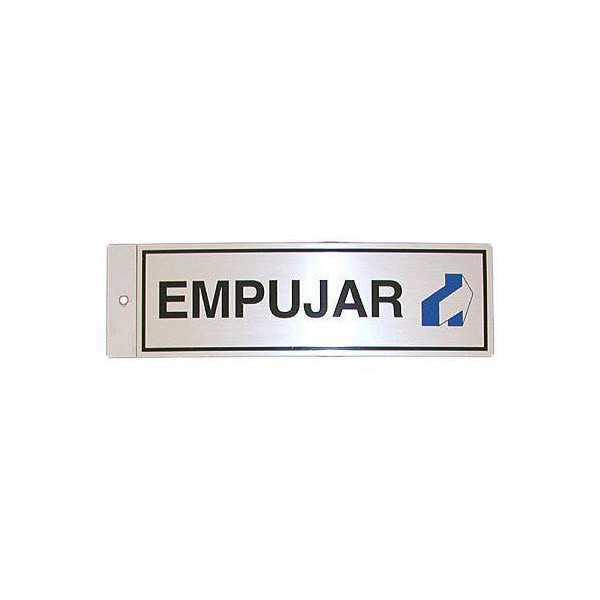 Silueta Aluminio Horizontal Empujar 025 [LOTE DE 8 Unidades] ROTULAUTO