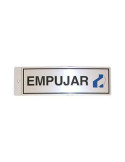 Silueta Aluminio Horizontal Empujar 025 [LOTE DE 8 Unidades] ROTULAUTO