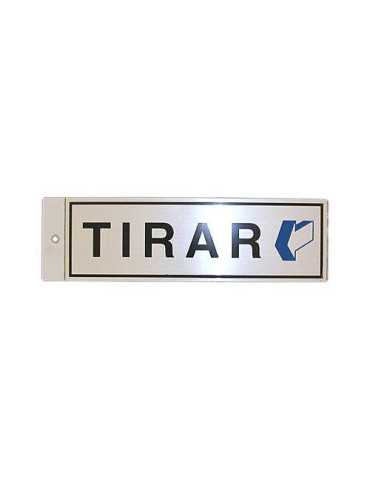 Silueta Aluminio Horizontal Tirar 026 [LOTE DE 8 Unidades] ROTULAUTO