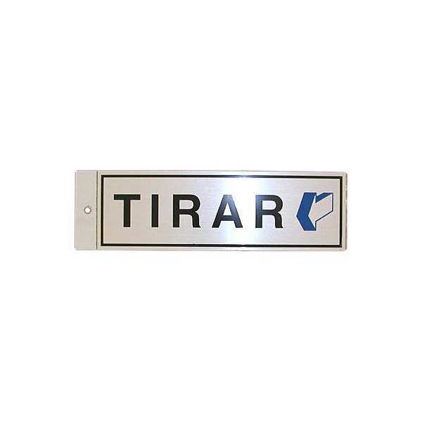 Silueta Aluminio Horizontal Tirar 026 [LOTE DE 8 Unidades] ROTULAUTO