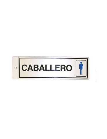 Silueta Aluminio Caballero 028 [LOTE DE 8 Unidades] ROTULAUTO
