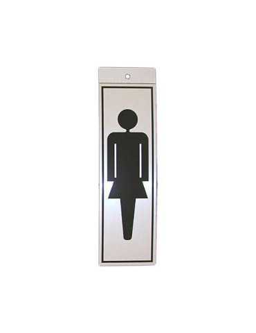 Silueta Aluminio Figura Señora 030 [LOTE DE 8 Unidades] ROTULAUTO