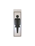 Silueta Aluminio Figura Señora 030 [LOTE DE 8 Unidades] ROTULAUTO