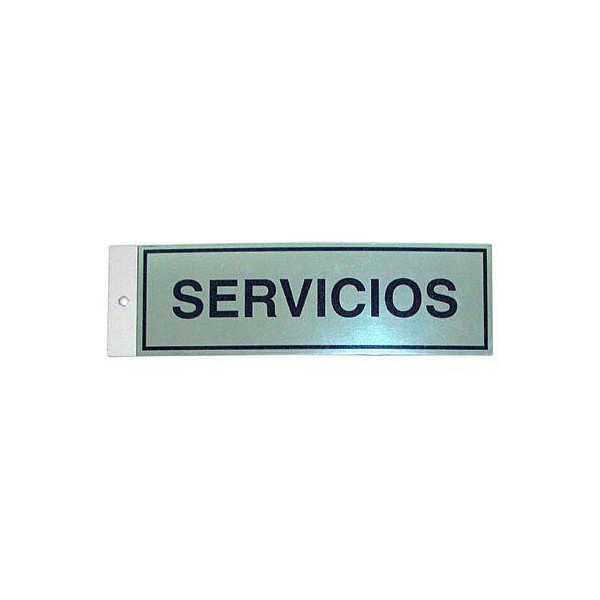 Pictograma Latonado 180X60 Servicios [LOTE DE 8 Unidades] ROTULAUTO