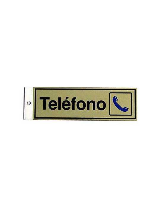 Pictograma Latonado 180X60 Telefono [LOTE DE 8 Unidades] ROTULAUTO
