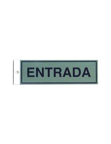 Pictograma Latonado 180X60 Entrada [LOTE DE 8 Unidades] ROTULAUTO