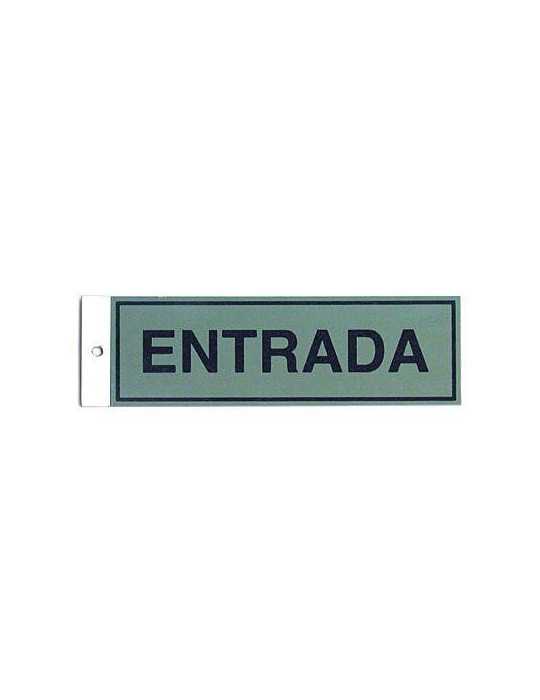 Pictograma Latonado 180X60 Entrada [LOTE DE 8 Unidades] ROTULAUTO