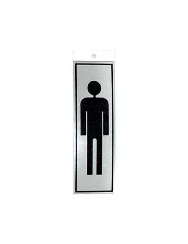 Pictograma Latonado 180X60 Silueta Hombre [LOTE DE 8 Unidades] ROTULAUTO