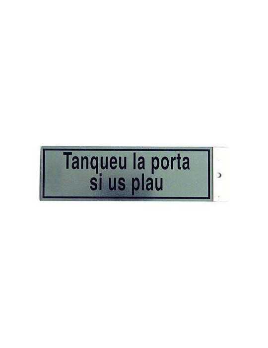 Pictograma Latonado 180X60 Tanqueu la Porta [LOTE DE 8 Unidades] ROTULAUTO