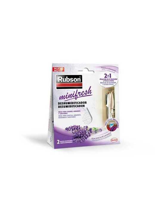 Deshumidificador Percha Minifresh Lavanda 2X50 gr [LOTE DE 4 Unidades] RUBSON