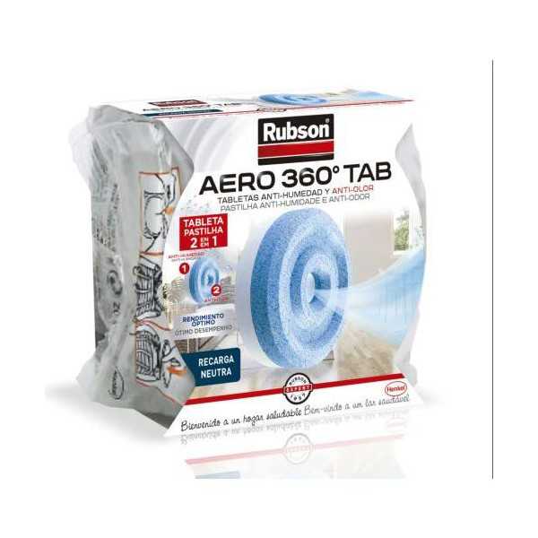 Recarga Deshumidificador Aero Neutro [LOTE DE 4 Unidades] RUBSON