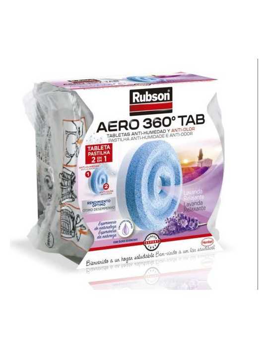 Recarga Deshumidificador Aero Lavanda [LOTE DE 4 Unidades] RUBSON