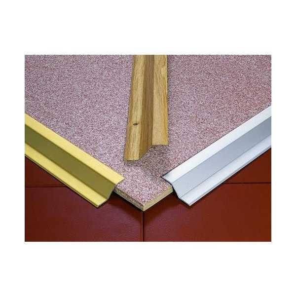 Pletina Aluminio Anodizado Oro Adhesiva 37X12X0.83 [LOTE DE 6 Unidades] RUFETE