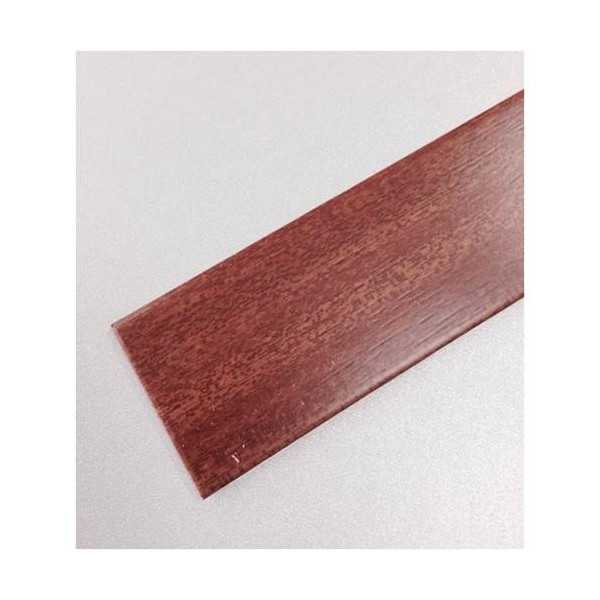 Pletina Plana PVC Adhesiva Sapelli 35X1.00 41658B [LOTE DE 6 Unidades] RUFETE