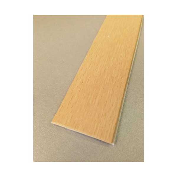 Cubrejuntas PVC Adhesiva Haya-Claro 1 m 41402B [LOTE DE 6 Unidades] RUFETE