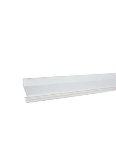 Burlete PVC Blanco Adhesivo 38X0.83 41052B [LOTE DE 8 Unidades] RUFETE