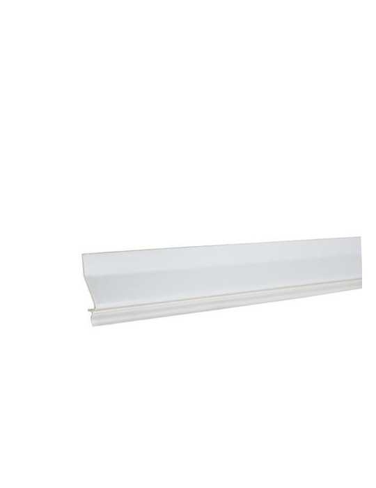 Burlete PVC Blanco Adhesivo 38X0.83 41052B [LOTE DE 8 Unidades] RUFETE