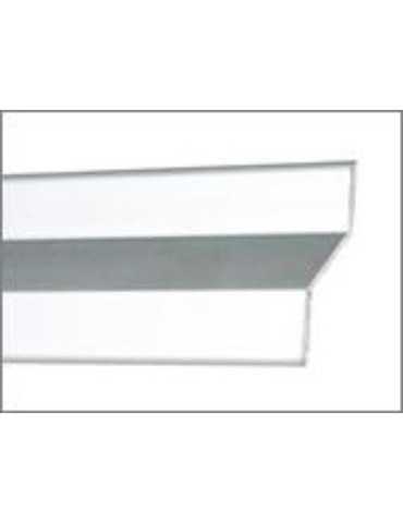 Pletina Acero Inoxidable Adhesiva 37X11X0,83 BL-11072B [LOTE DE 8 Unidades] RUFETE