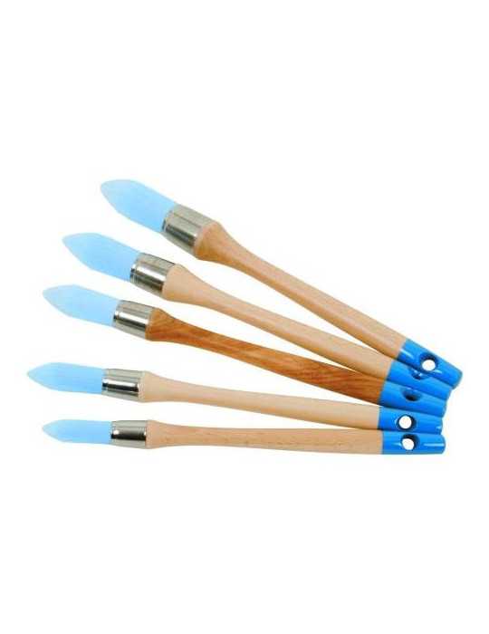 Brocha Redonda Aquapro N.04 19215 4 [LOTE DE 6 Unidades] RULO PLUMA