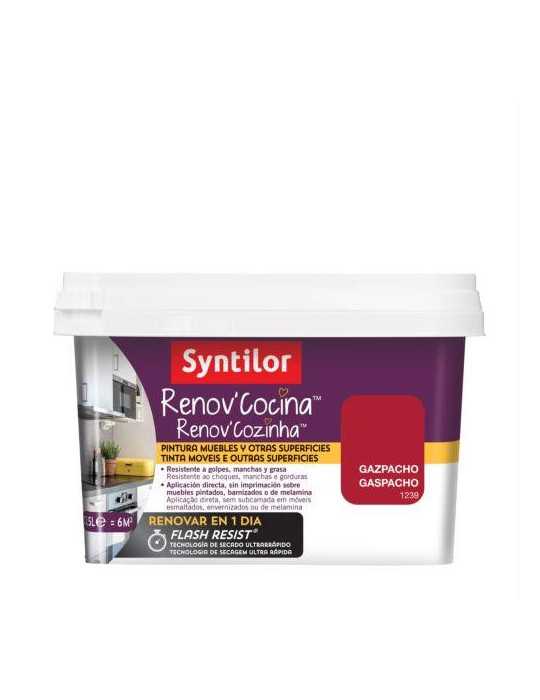Pintura Renov Cocinas 0.5L Gazpacho 02373880 [LOTE DE 2 Unidades] RULO PLUMA